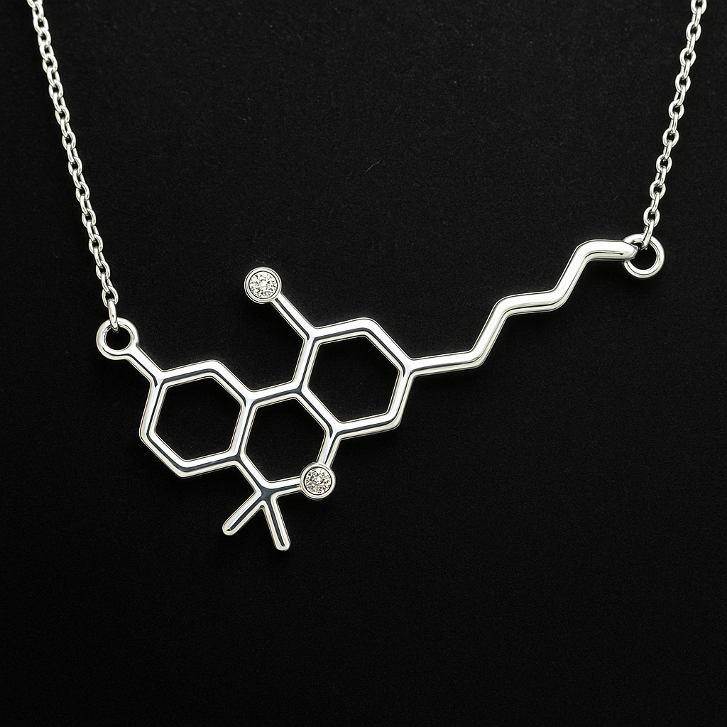 Smoke and Diamondz - 420 Molecule Necklace