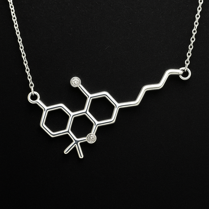 Smoke and Diamondz - 420 Molecule Necklace