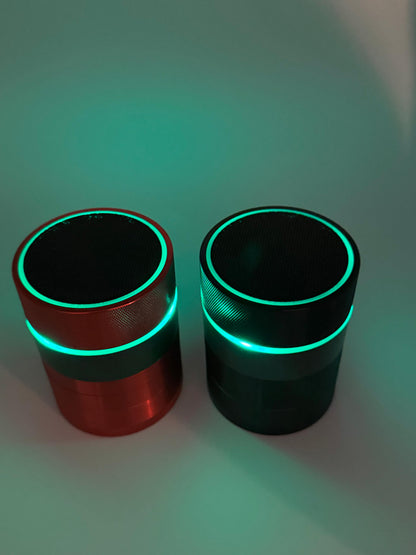 Grind. Shine. Listen. – LED Bluetooth Speaker Grinder